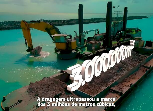 Porto de Aracruz recebe investimento de R$ 30 milhões para dragagem