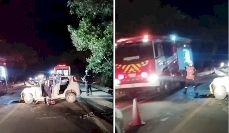 Acidente entre ônibus e carro deixa uma pessoa morta em Aracruz