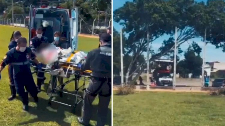 Homem é socorrido de helicóptero após se afogar em praia em Fundão