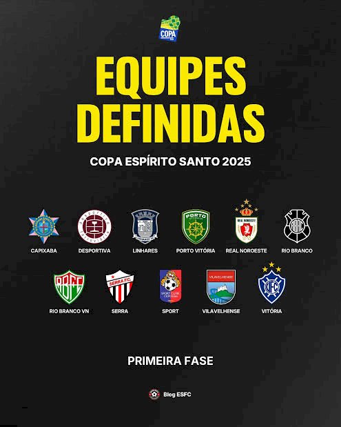 Copa ES 2025 começa neste final de semana e vale vaga para Série D