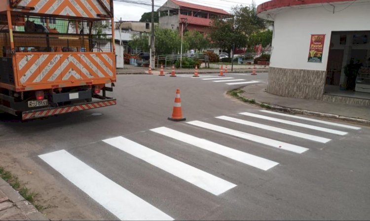 Aracruz avança na revitalização da sinalização viária em todo o município