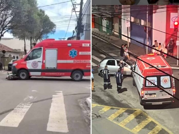 Centro de Aracruz registra dois acidentes envolvendo ambulâncias no mesmo dia